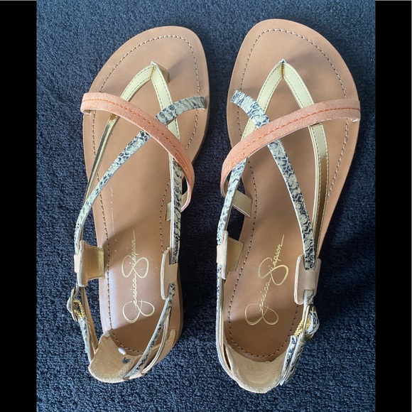 Jessica Simpson Jamila Between The Toe Sandals -Size 7.5 - NIB - Picture 3 of 7